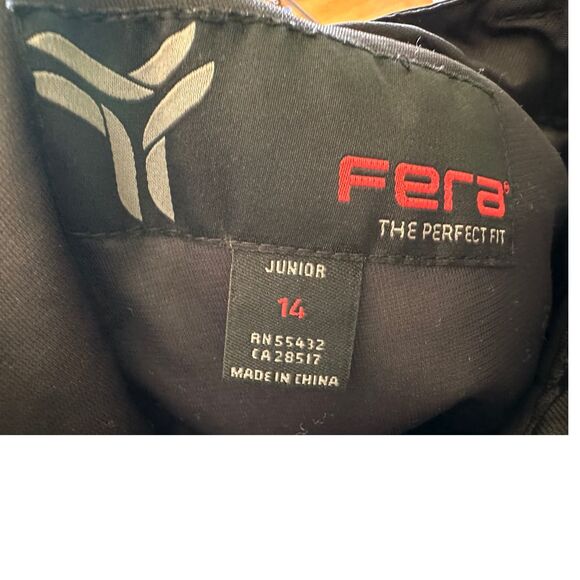 FERA juniors Classic black classic fit Straight Leg Pants Casual Trousers - Picture 7 of 7